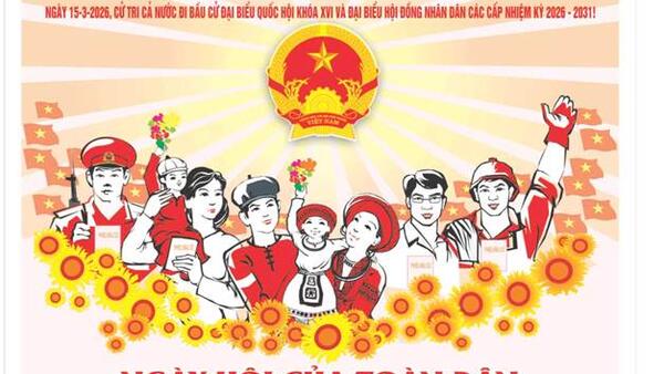 Đăk Pék đẩy mạnh tuyên truyền, tạo khí thế hướng tới Ngày bầu cử 15/3/2026