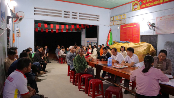 Hội nghị cử tri nơi cư trú lấy ý kiến nhận xét, tín nhiệm đối với người được giới thiệu ứng cử đại biểu HĐND các cấp, nhiệm kỳ 2026–2031