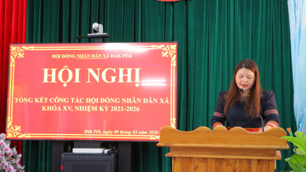 Kỳ Họp chuyên đề và Hội nghị tổng kết công tác HĐND xã Đăk Pék nhiệm kỳ 2021 - 2026.