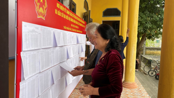 Ngày hội non sông và trách nhiệm với lá phiếu