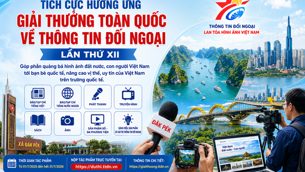 Đăk Pék hưởng ứng Giải thưởng toàn quốc về Thông tin đối ngoại lần thứ XII