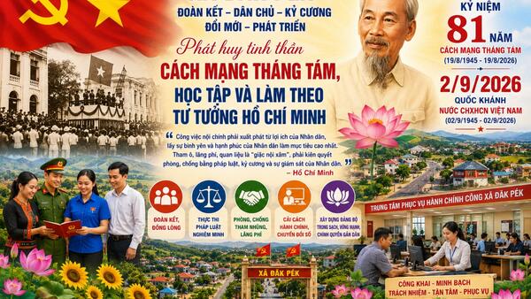 Phát huy tinh thần Cách mạng Tháng Tám, học tập và làm theo tư tưởng Hồ Chí Minh