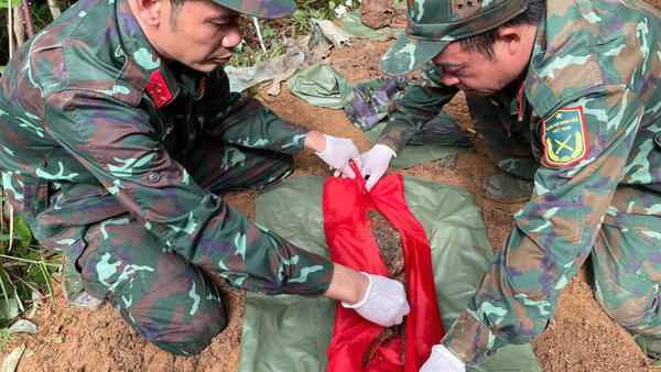 Đăk Pék quy tập thêm 4 hài cốt liệt sĩ, nâng tổng số lên 9 hài cốt