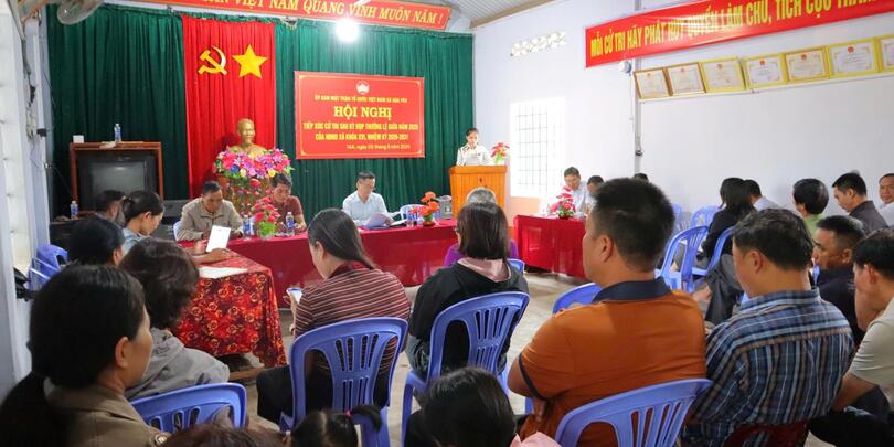 Lãnh đạo xã Đăk Pék tiếp xúc cử tri tại thôn Đăk Xanh và thôn 14A sau Kỳ họp thường lệ giữa năm 2026