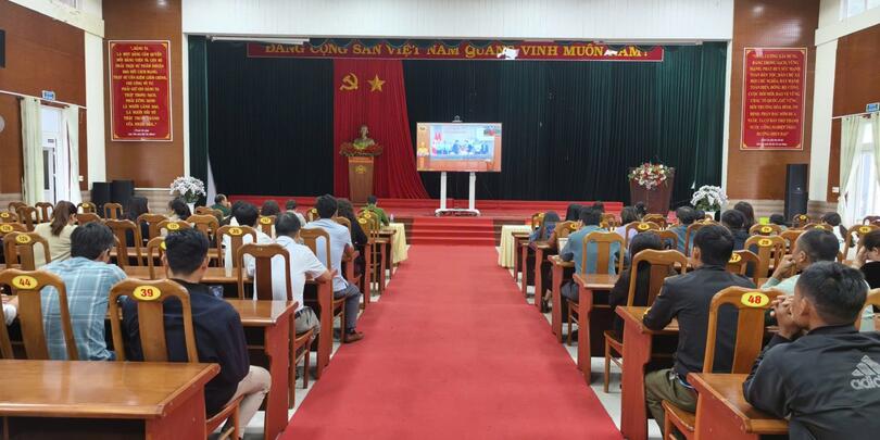 Đăk Pék hưởng ứng Cuộc thi trực tuyến tìm hiểu Nghị quyết số 57-NQ/TW