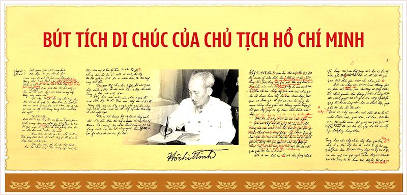 Di chúc Chủ tịch Hồ Chí Minh và 50 năm thực hiện lời căn dặn của Người